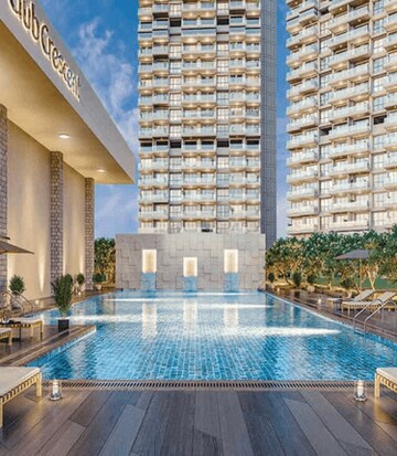 Swimming Pool in 2 BHK Apartment at L&T Crescent Bay T2, Parel – for Rent