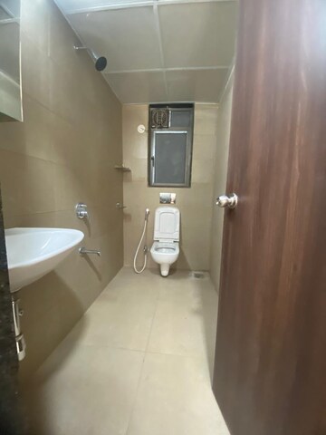 Bathroom in 1 BHK Apartment at SSB Ashok Nagar, Balkum Pada – for Rent