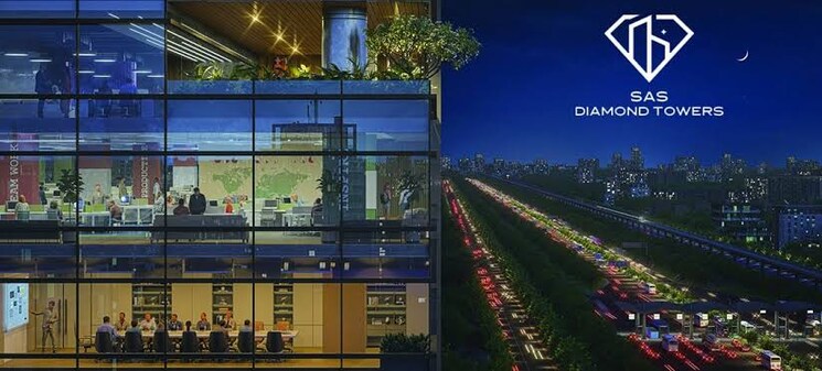 Exterior View, sas-diamond-towers 3 Bedroom 2965 Sq.Ft. Apartment In Financial District Hyderabad 8601596