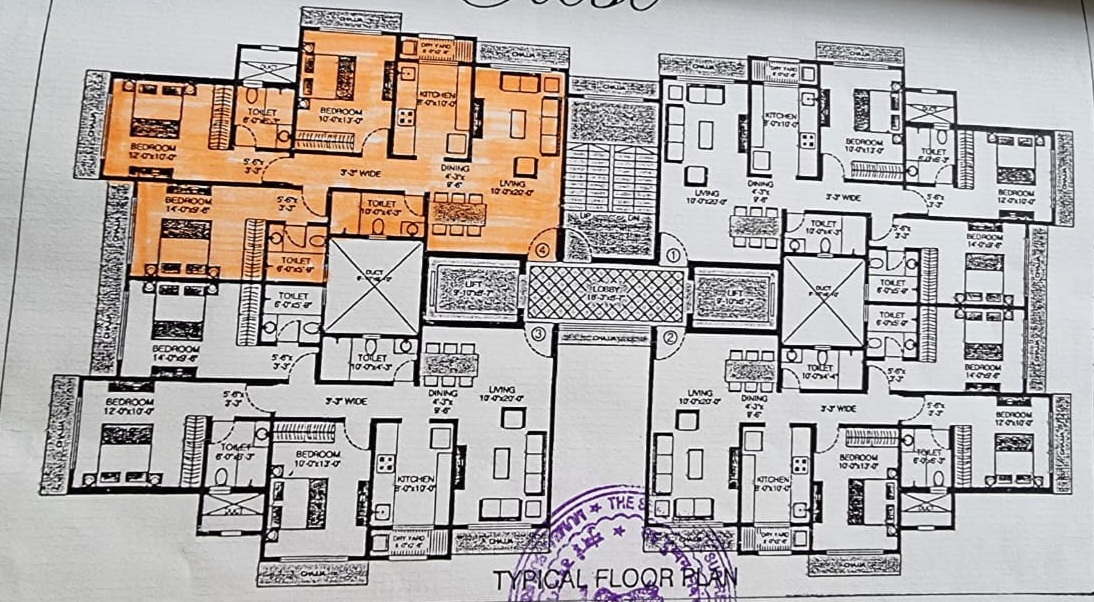 3 BHK Apartment For Sale in Veena Crest