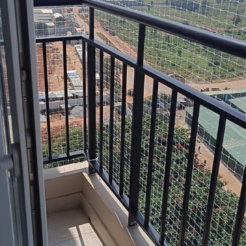 Balcony in 2.5 BHK Apartment at Brigade El Dorado, Huvinayakanahalli – for Rent