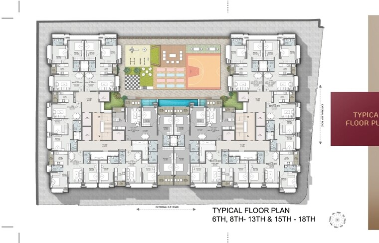 Master Plan, sahakar-excel-acropolis 3 Bedroom 1170 Sq.Ft. Apartment In Bandra East Mumbai 8601650
