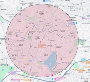 3 BHK Apartment For Rent in Elegant Pride Cooke Town, Cooke Town