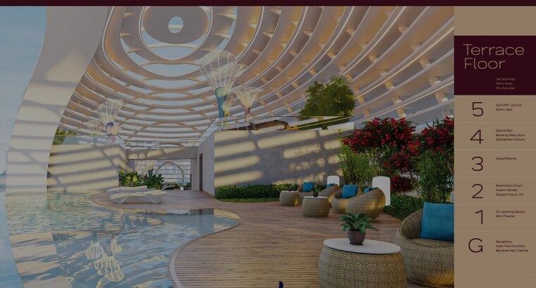 Master Bedroom, financial district 4 Bedroom 3589 Sq.Ft. Apartment In Financial District Hyderabad 8601829