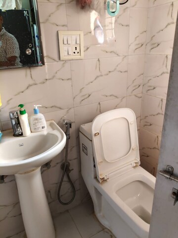 Bathroom in 2 BHK Apartment at Vasant Kunj – for Rent