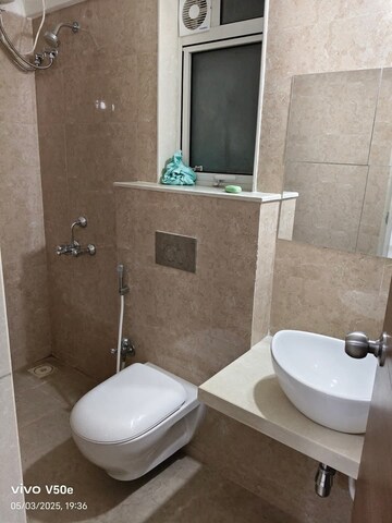 Bathroom in 2 BHK Apartment at JP Eminence, Andheri West – for Rent