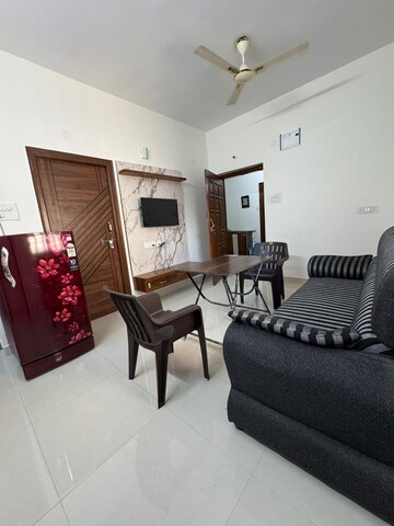 Living Room in 1 BHK Apartment at Puppalaguda – for Rent