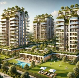 3 BHK Apartment – Exterior View View at Eldeco ii - for Sale