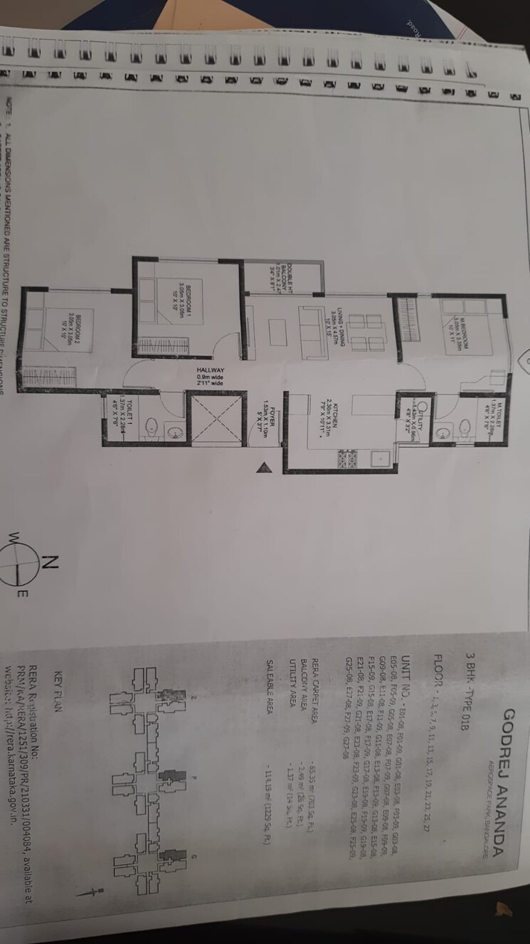 Map Location, godrej-ananda 3 Bedroom 1229 Sq.Ft. Apartment In Bagaluru Bangalore 8602117