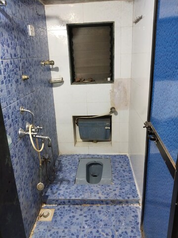 Bathroom in 2 BHK Apartment at Prajapati Vaibhav, New Panvel – for Rent