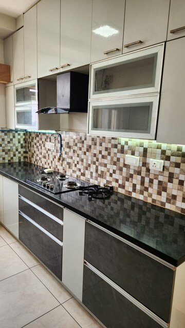 Kitchen in 2 BHK Apartment at Prestige Lakeside Habitat, Varthur – for Rent