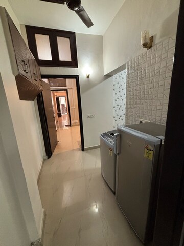Bathroom in 1 BHK Builder Floor at Hemkunt Colony – for Rent