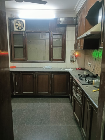 Kitchen in 3 BHK Builder Floor at Chittaranjan Park – for Rent