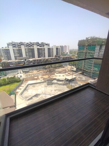 Balcony in 2 BHK Apartment at Kumar Palmspring Towers, Undri – for Rent