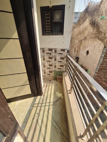 Balcony in 3 BHK Builder Floor at Dwarka Mor – for Rent