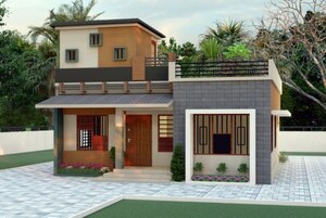 2 BHK Villa – Exterior View View at Kanjikode - for Sale