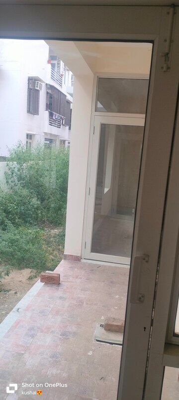 Balcony in 3 BHK Builder Floor at Ansal API Palm Floors, Sushant Golf City – for Rent