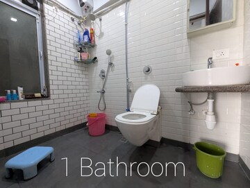 Bathroom in 2 BHK Apartment at Starwing Kaatyayni Heights, Andheri East – for Sale