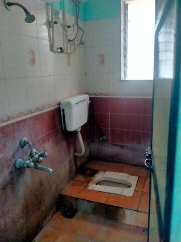 Bathroom in 1 BHK Apartment at Purushottam Plaza, Kasarvadavali – for Rent