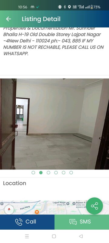 2 BHK Independent House For Rent in Lajpat Nagar 4