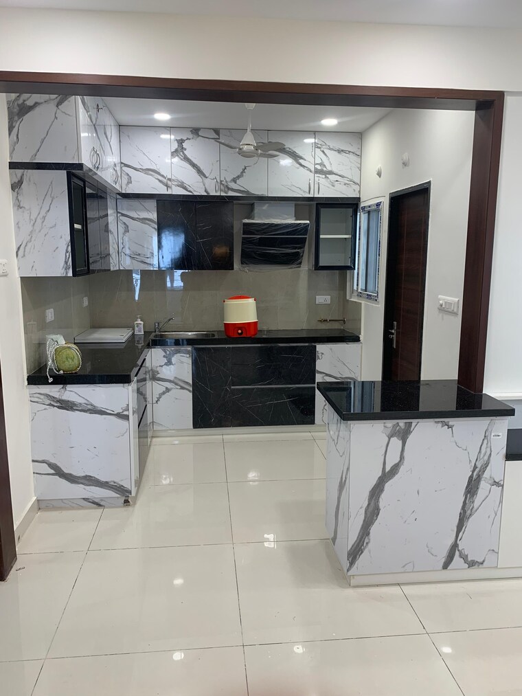 Kitchen, my-home-krishe 2 Bedroom 1275 Sq.Ft. Apartment In Financial District Hyderabad 8602593