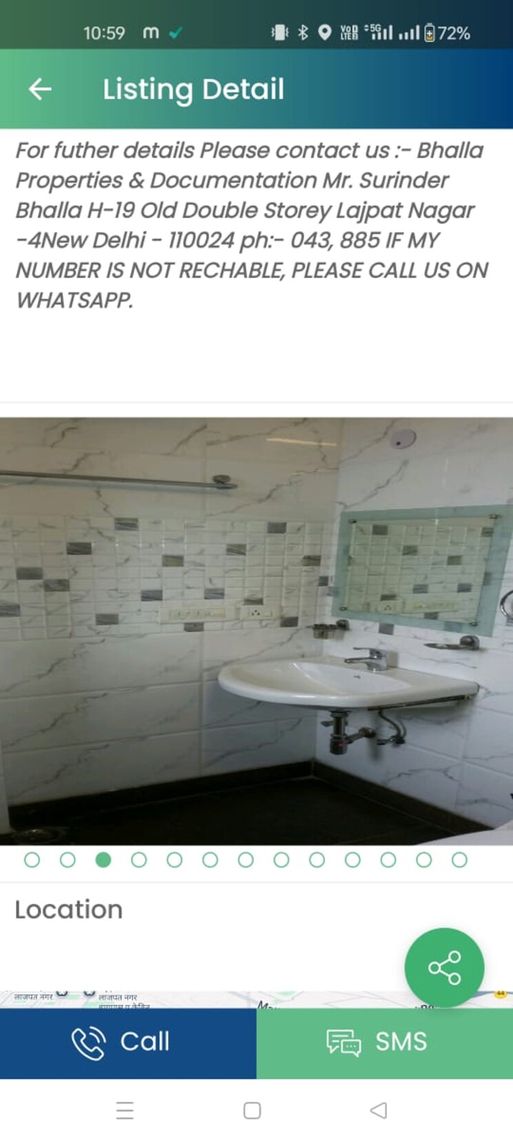 Bathroom, lajpat nagar 4 2 Bedroom 899 Sq.Ft. Independent House In Lajpat Nagar 4 Delhi 8602625