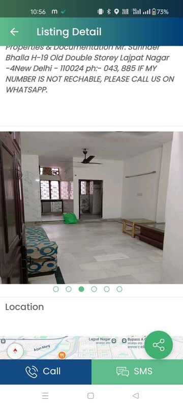 Parking in 2 BHK Independent House at Lajpat Nagar 4 – for Rent