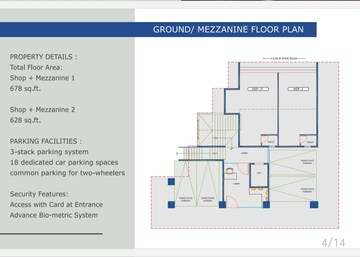Floor Plan in  Office Space at Gangapur Road – for Sale
