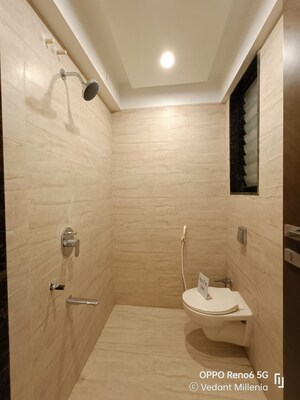 Bathroom in 1 BHK Builder Floor at Tharwani Vedant Millenia, Titwala – for Sale