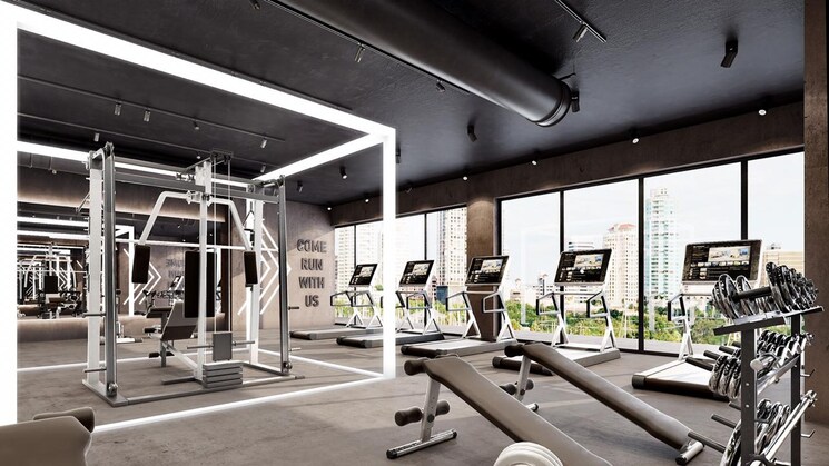Gym, tharwani-vedant-millenia 1 Bedroom 690 Sq.Ft. Builder Floor In Titwala Thane 8602728