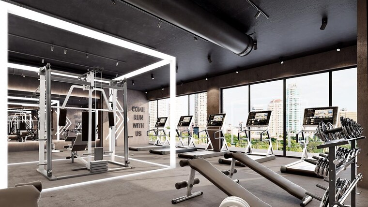 Gym, tharwani-vedant-millenia 1 Bedroom 690 Sq.Ft. Builder Floor In Titwala Thane 8602728