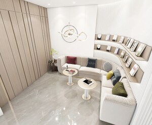 Bathroom in 1 BHK Builder Floor at Tharwani Vedant Millenia, Titwala – for Sale