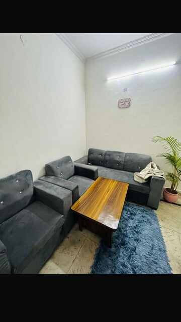 Living Room in 1 BHK Builder Floor at Freedom Fighters Enclave – for Rent