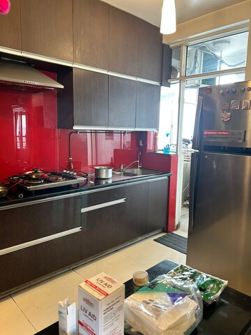 Kitchen in 3 BHK Apartment at Niho Hi Bird Scottish Garden, Ahinsa Khand 2 – for Sale