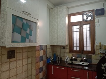 Kitchen in 2 BHK Builder Floor at Niti Khand I – for Rent