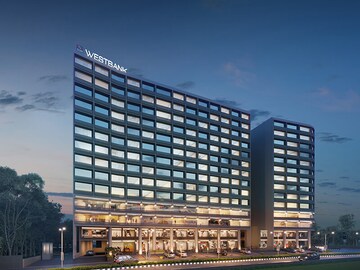  Office Space – Exterior View View at Sun Westbank, Navrangpura - for Rent