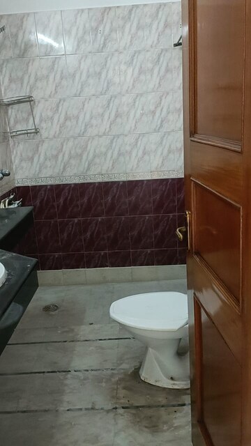 Bathroom in 3 BHK Builder Floor at Boutique Residential Apartments C-220, Malviya Nagar – for Rent