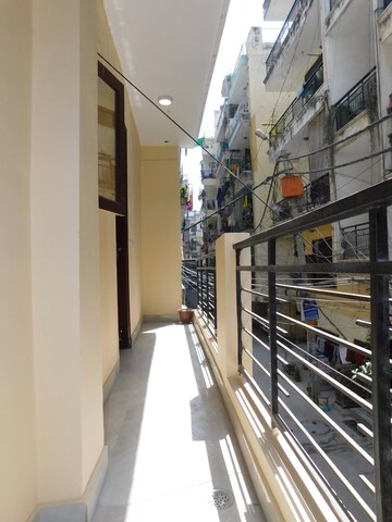Staircase in 2 BHK Builder Floor at Khirki Extension – for Rent