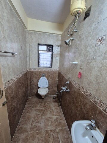 Bathroom in 1 BHK Apartment at Mahesh Apartment Ghansoli, Ghansoli – for Rent