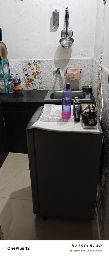 Kitchen in 1 BHK Builder Floor at Khirki Extension – for Rent
