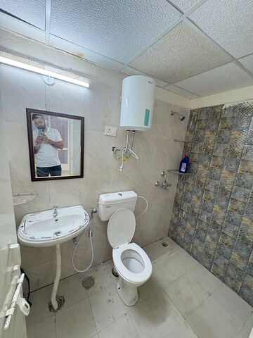 Bathroom in 2 BHK Apartment at Signature The Millennia 2, Sector 37d – for Rent