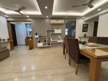 Living Room in 4 BHK Apartment at Dhakoli – for Sale