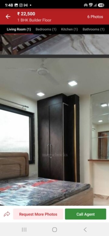 Building Lobby in 2 BHK Builder Floor at Lajpat Nagar 4 – for Rent