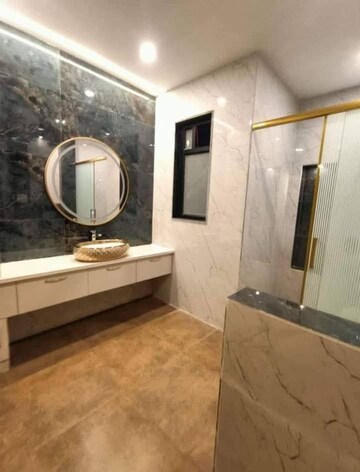 Bathroom in 4 BHK Apartment at Saket – for Rent