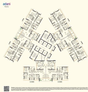 Master Plan in 3 BHK Apartment at Adani Codename LIT, Thane West – for Sale