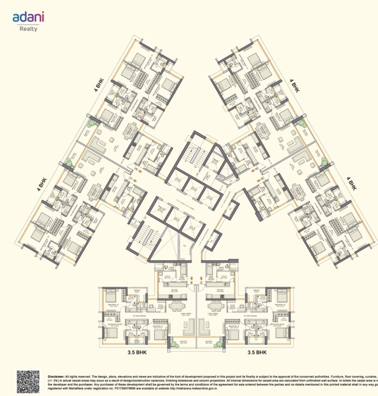 Master Plan, adani-codename-lit 3 Bedroom 1133 Sq.Ft. Apartment In Thane West Thane 8603900