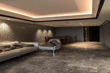 Gym in 3 BHK Apartment at Lodha Trump Tower, Worli – for Rent