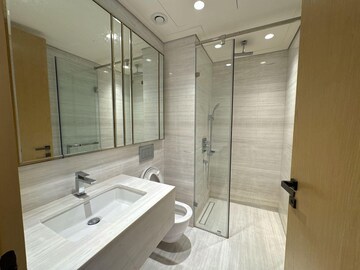 Bathroom in 3 BHK Apartment at Lodha The World Towers World One Tier 2, Worli – for Rent