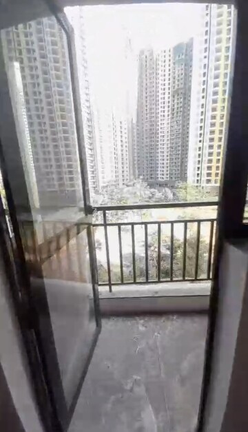 Balcony in 3 BHK Apartment at Runwal Gardens Phase I, Dombivli East – for Rent