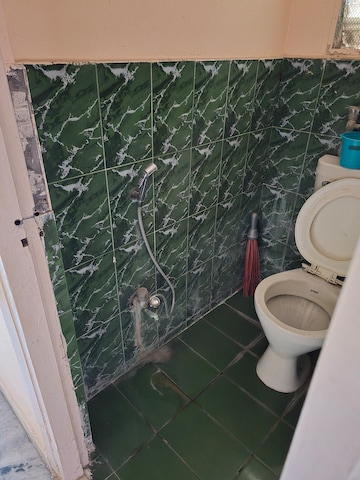 Bathroom in 1 BHK Apartment at Sahayog Complex, Manpada – for Rent